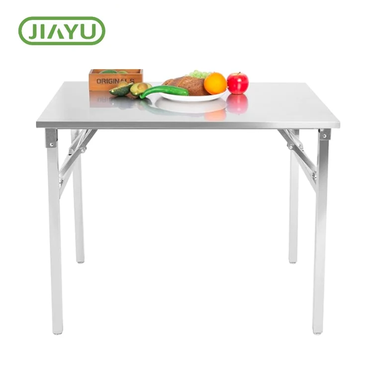 د وړ وړ فولین سټینلیس سټیل کمپینګ میز